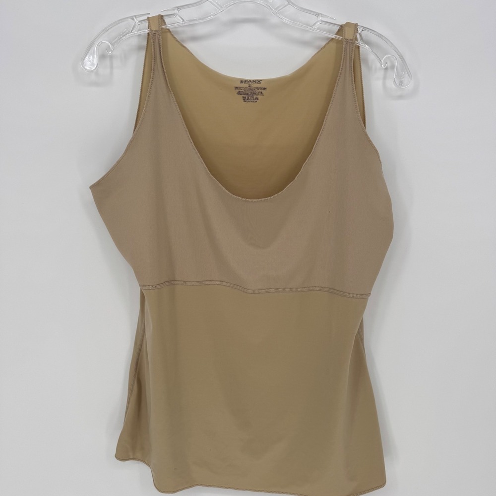 SPANX Women's 2X Beige Shaping‎ Tank Top Camisole Tummy Control Smooth Fit